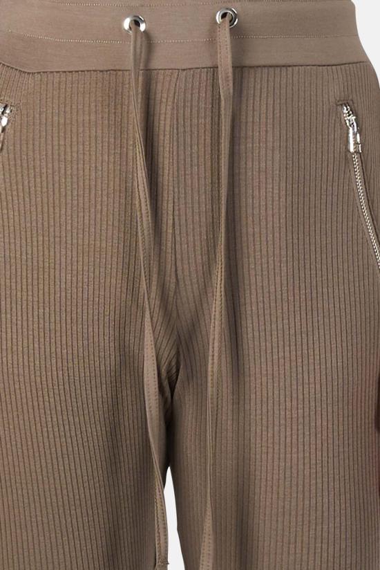  더레인지 스트레이트 팬츠 레인지 알로이 리브 지퍼 팬츠 헤이즐 - THE RANGE