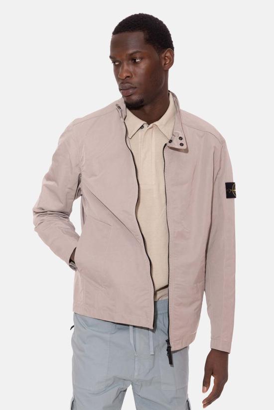  스톤 아일랜드 자켓 하이퍼 덴스 나일론 라소 블루종 도브 그레이