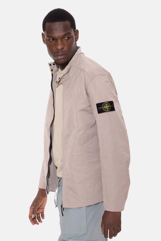  스톤 아일랜드 자켓 하이퍼 덴스 나일론 라소 블루종 도브 그레이 - STONE ISLAND