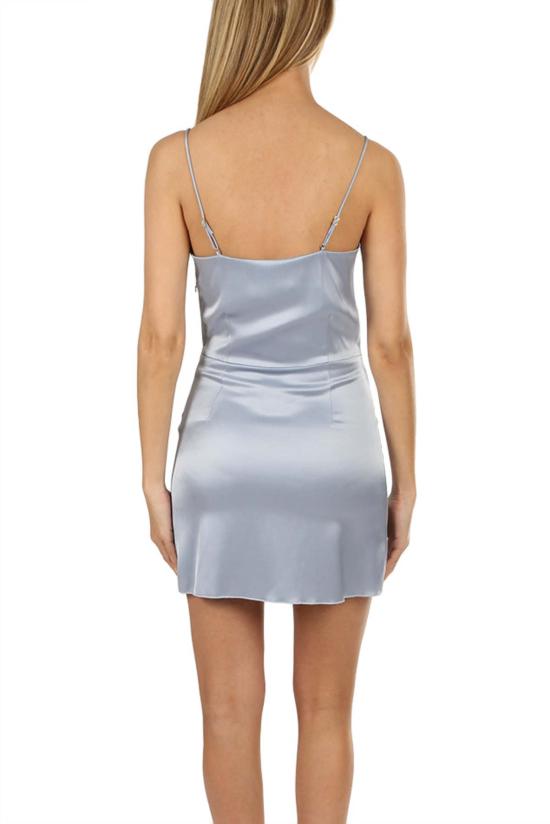  나누슈카 숏 원피스 메이블 슬립 드레스 아이스 블루 - NANUSHKA