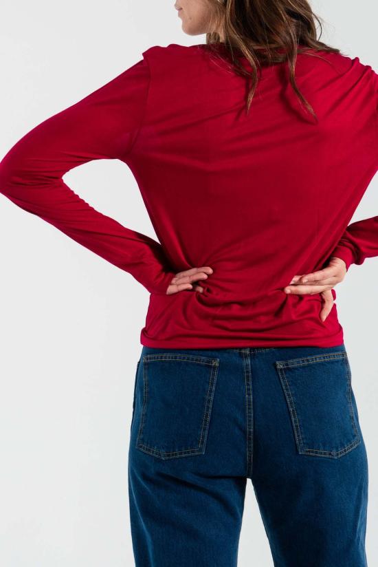  베이스레인지 민소매 티셔츠 롱슬리브 티셔츠 퓨시아 - BASERANGE