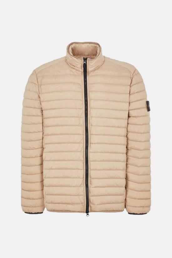  스톤 아일랜드 패딩 룸 워븐 팩커블 다운 재킷 도브 그레이