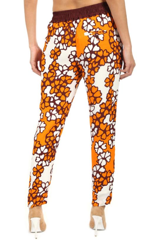  3.1 필립림 크롭 팬츠 3.1 필립 림 프린트 슬림 드로스트링 팬츠 오렌지/시에나 - 3.1 PHILLIP LIM