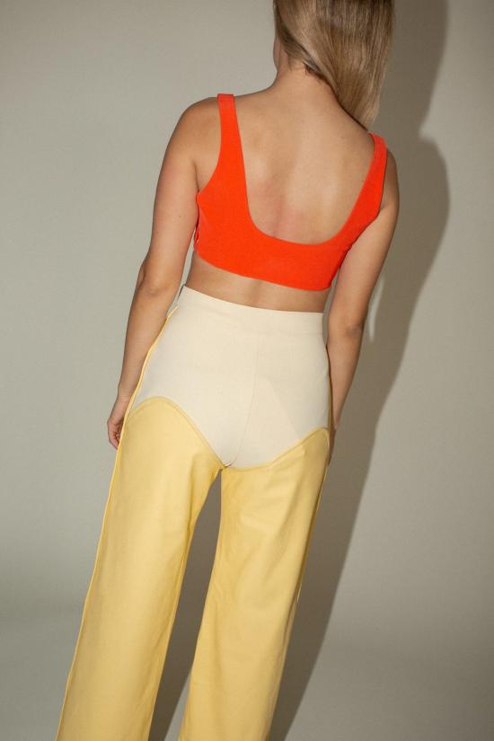  패리스 조지아 민소매 티셔츠 파리 조지아 마를로 브랄렛 버드 레드 - PARIS GEORGIA