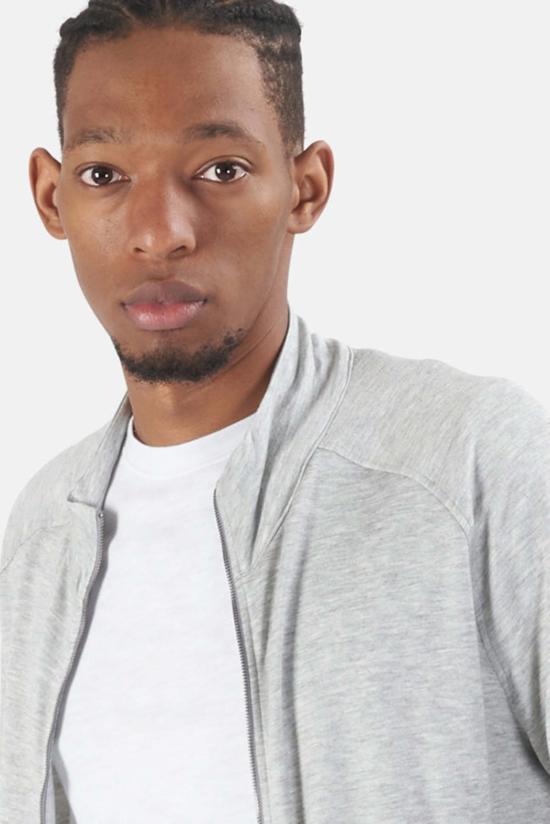  Wheelers.V 자켓 Garros 풀 지퍼 후드 티셔츠 헤더 그레이 - OTHER BRANDS