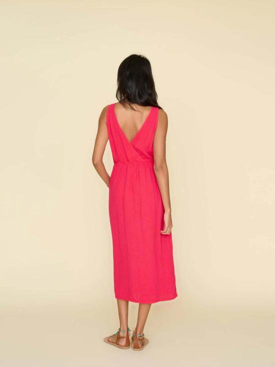  시레나 숏 원피스 페드라 드레스 퓨시아 - XIRENA