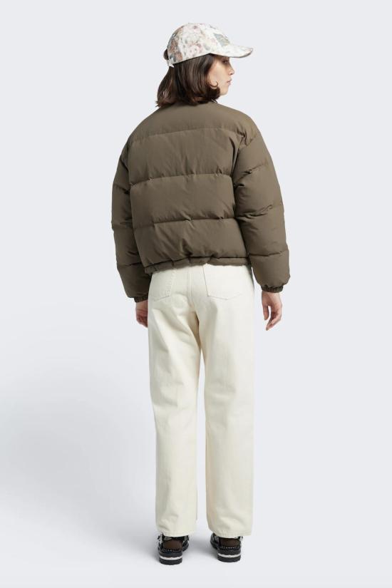  클로크 봄버 자켓 데이브레이크 퀼팅 재킷 브라운 - KLOKE