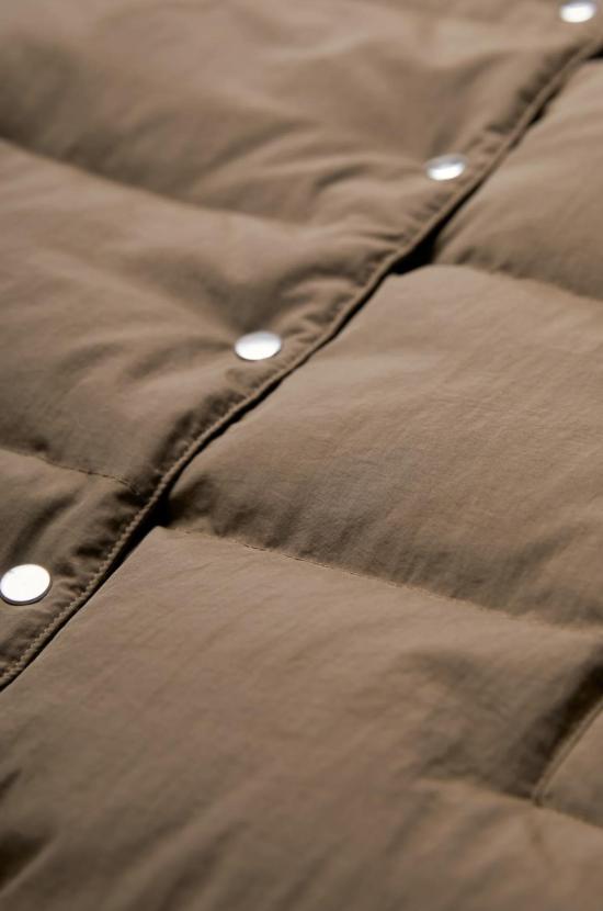  클로크 봄버 자켓 데이브레이크 퀼팅 재킷 브라운 - KLOKE