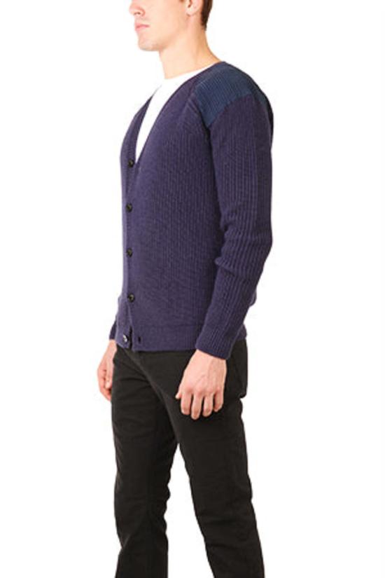  발망 가디건 피에르  카디건 네이비 - BALMAIN