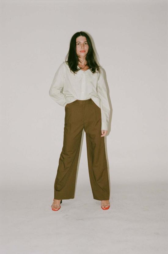  넘버 식스 스트레이트 팬츠 No.6 켄트팬트커피