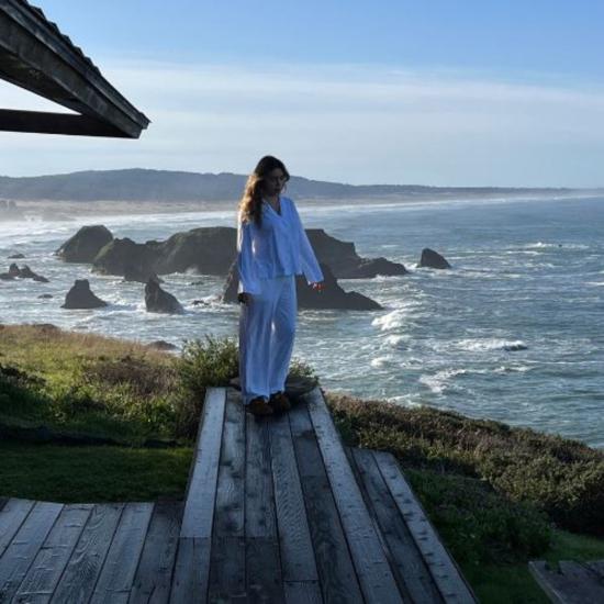  스킨 라운지 웨어 아드리나 피제이 탑 - SKIN