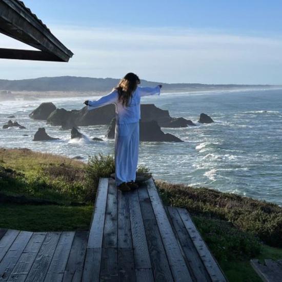  스킨 라운지 웨어 아드리나 피제이 탑 - SKIN