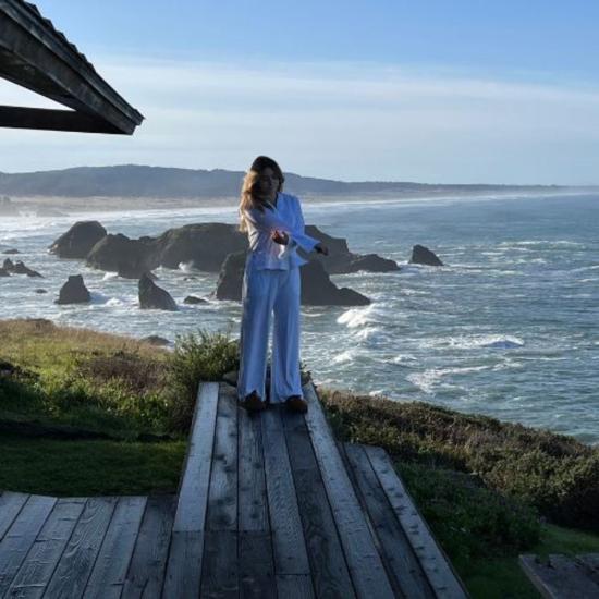  스킨 라운지 웨어 아드리나 피제이 탑 - SKIN