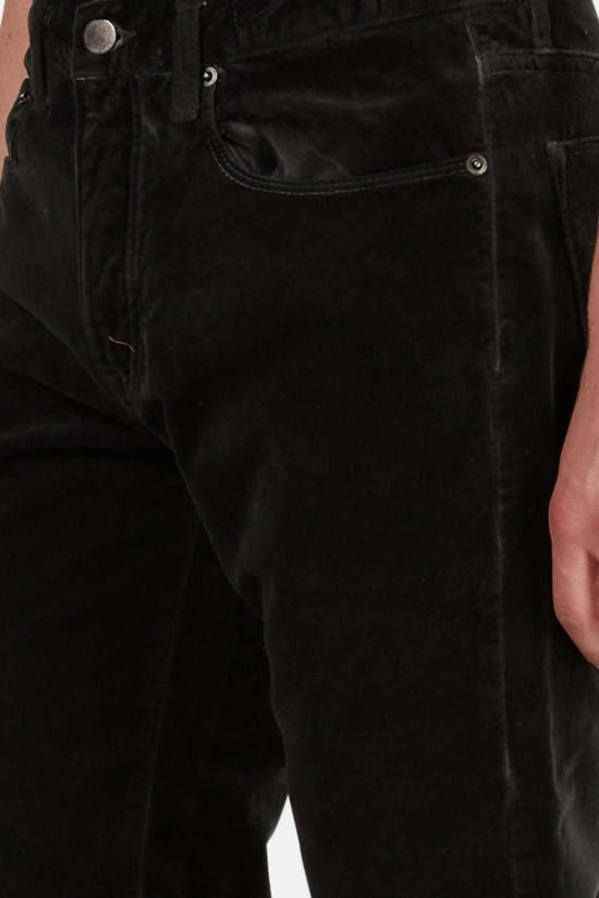  마시모 알바 스트레이트 팬츠 Massimo Alba Alunga 벨벳 팬츠 블랙 - MASSIMO ALBA