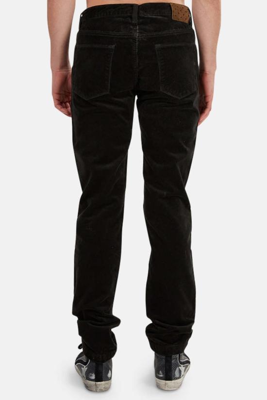  마시모 알바 스트레이트 팬츠 Massimo Alba Alunga 벨벳 팬츠 블랙 - MASSIMO ALBA