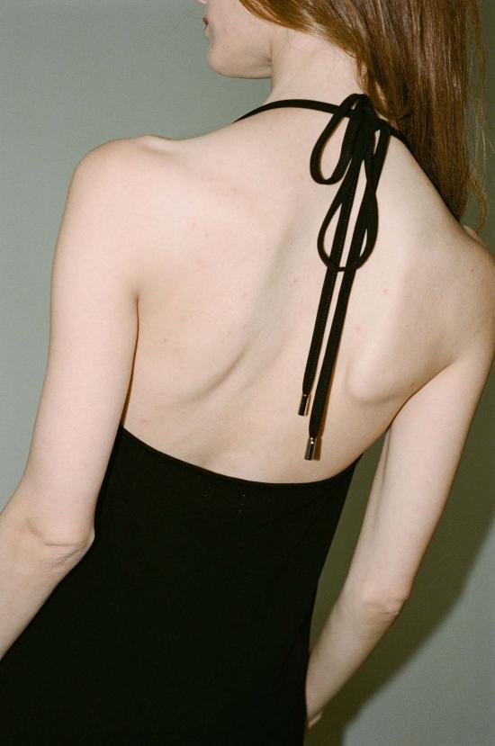  삭스파츠 미디 원피스 Saks Potts Courtney 드레스 블랙 - SAKS POTTS