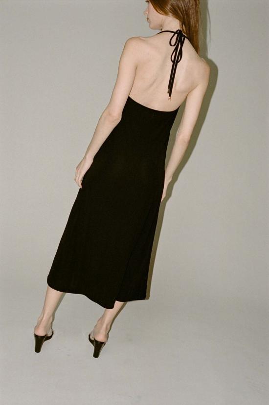  삭스파츠 미디 원피스 Saks Potts Courtney 드레스 블랙 - SAKS POTTS