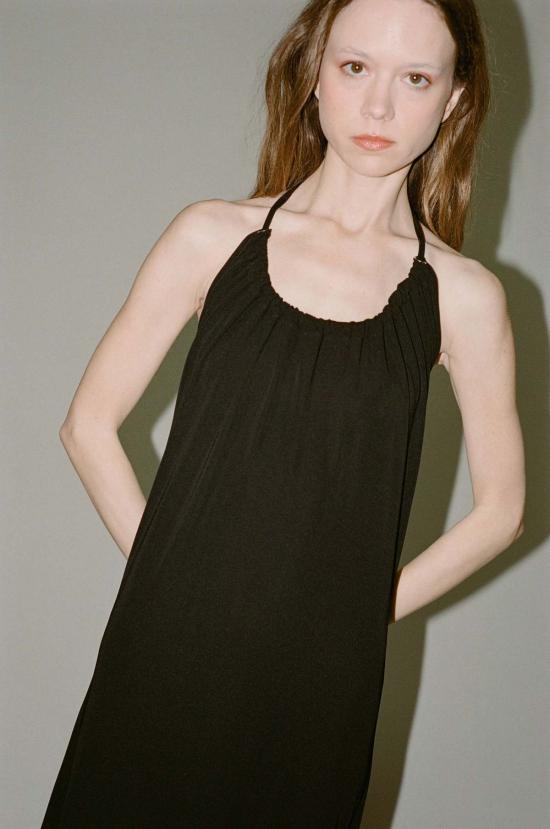  삭스파츠 미디 원피스 Saks Potts Courtney 드레스 블랙 - SAKS POTTS