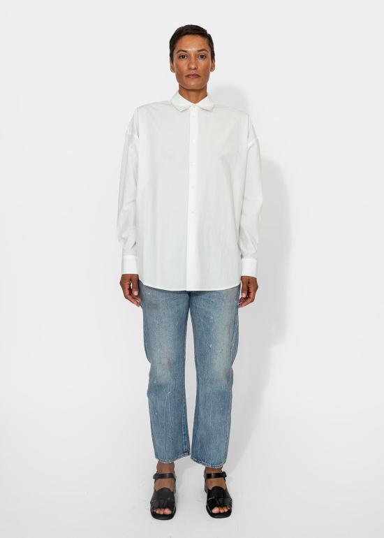  6397 후드 티셔츠 클린 유니폼 셔츠 화이트 - 6397