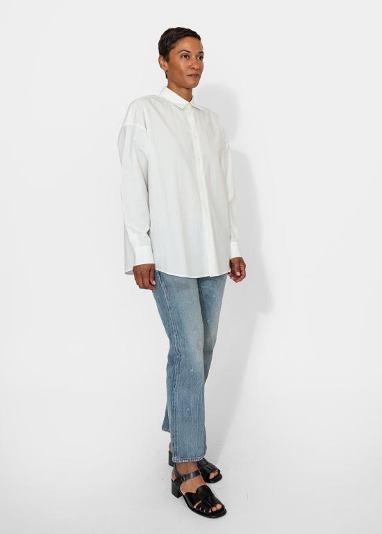  6397 후드 티셔츠 클린 유니폼 셔츠 화이트 - 6397