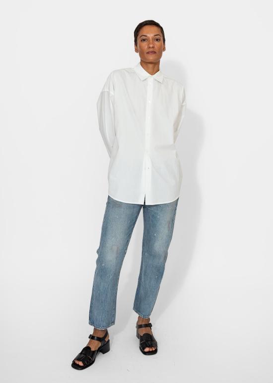  6397 후드 티셔츠 클린 유니폼 셔츠 화이트 - 6397