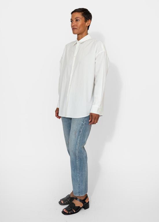  6397 후드 티셔츠 클린 유니폼 셔츠 화이트 - 6397