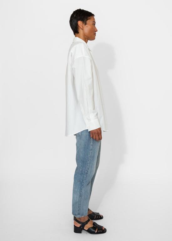  6397 후드 티셔츠 클린 유니폼 셔츠 화이트 - 6397