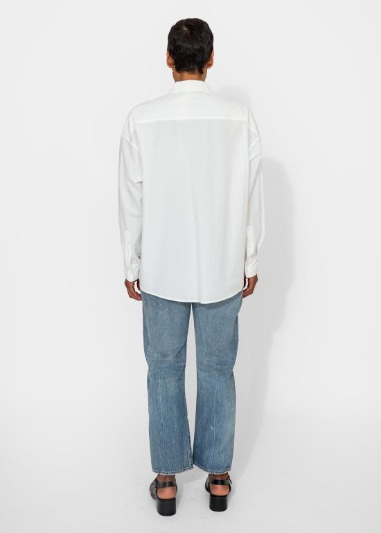  6397 후드 티셔츠 클린 유니폼 셔츠 화이트 - 6397