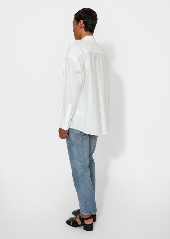  6397 후드 티셔츠 클린 유니폼 셔츠 화이트 - 6397