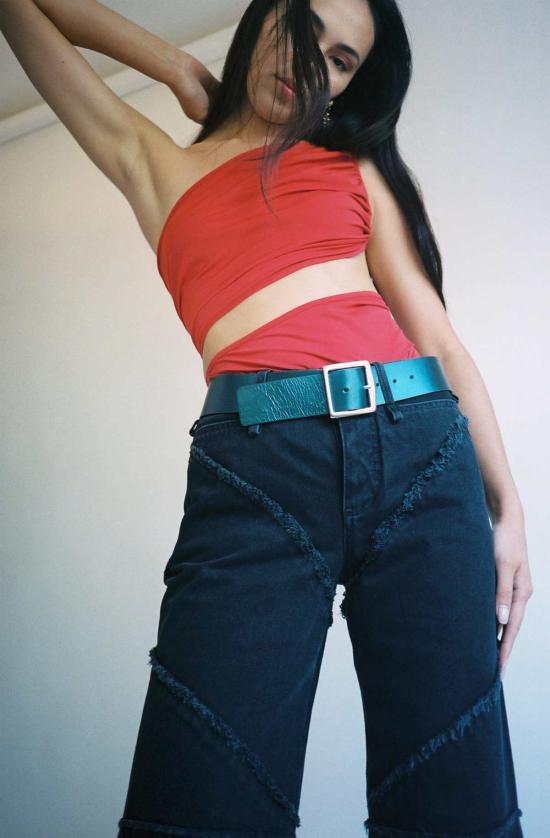  이오네스 데님 팬츠 이오안네스 컴뱃  블랙