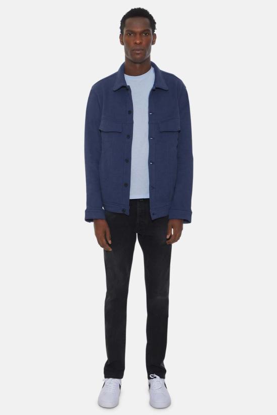  블루&크림 자켓 매드 플리스 트러커 재킷 빈티지 로얄 - BLUE&CREAM