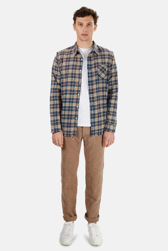  루시앙 팔라피네 스트레이트 팬츠 Lucien Pellat Finet 자카드 카모 팬츠 내추럴