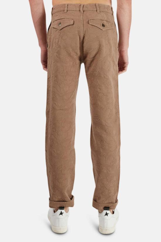  루시앙 팔라피네 스트레이트 팬츠 Lucien Pellat Finet 자카드 카모 팬츠 내추럴 - LUCIEN PELLAT-FINET