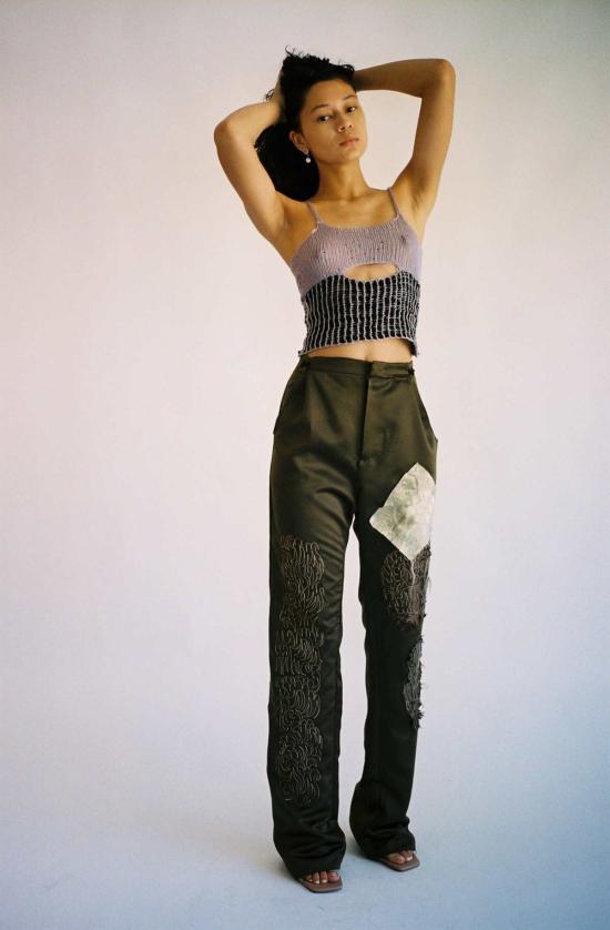  Garbage Core 스트레이트 팬츠 가비지 코어 스플렌더 팬츠 - OTHER BRANDS