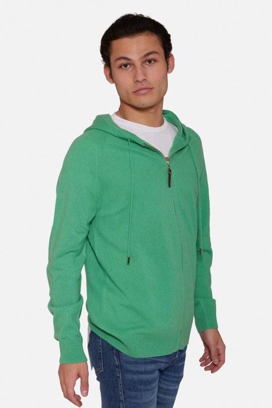  The Tile Club 후드 티셔츠 타일 클럽 레오 지퍼 후드티 팜 그린 - THE TILE CLUB