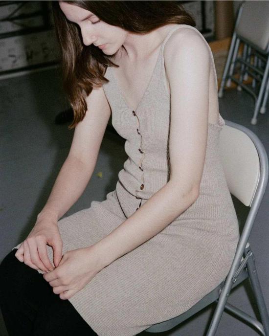  베이스레인지 미디 원피스 베이스렌지 오더 드레스 언다이드 - BASERANGE