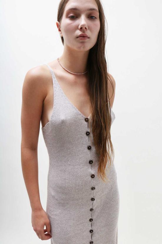  베이스레인지 미디 원피스 베이스렌지 오더 드레스 언다이드 - BASERANGE