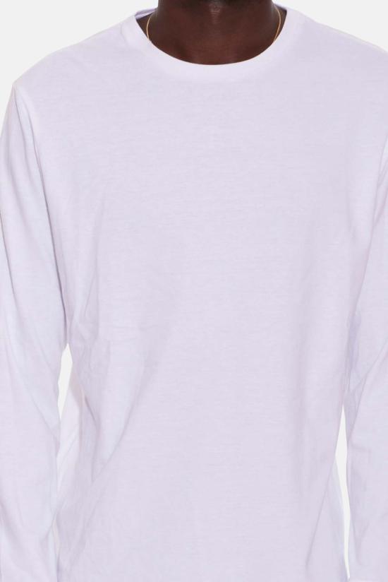  블루&크림 긴팔 티셔츠 WVBC21T110 CMJSY WHITE - BLUE&CREAM