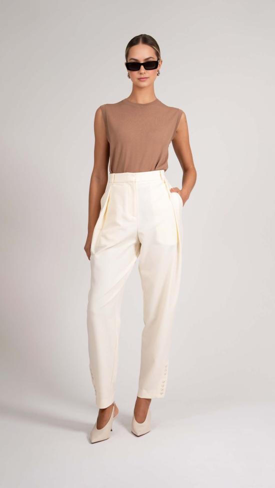  파렌테지 스트레이트 팬츠 올림피아 팬츠 바닐라