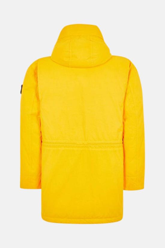  스톤 아일랜드 롱패딩 스톤아일랜드 다운 파카 옐로우 - STONE ISLAND