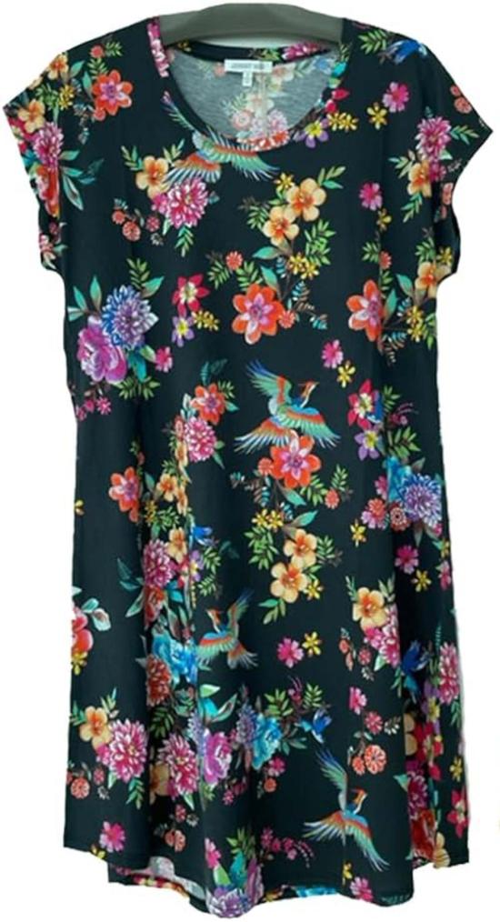  조니 와스 숏 원피스 Johnny Was Sognatore Neros 캡 슬리브 드레스 멀티컬러 - JOHNNY WAS