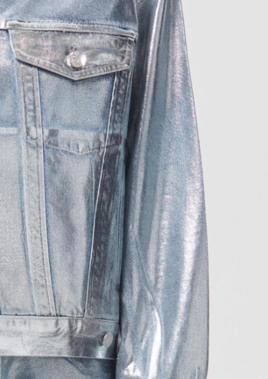  에이골디 데님 자켓 아골드 찰리 재킷 틴 호일 - AGOLDE