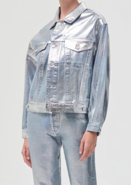  에이골디 데님 자켓 아골드 찰리 재킷 틴 호일