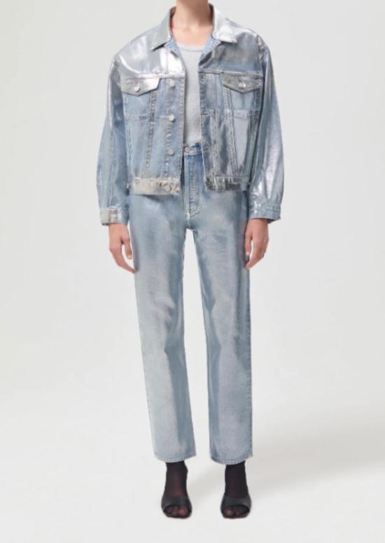  에이골디 데님 자켓 아골드 찰리 재킷 틴 호일 - AGOLDE