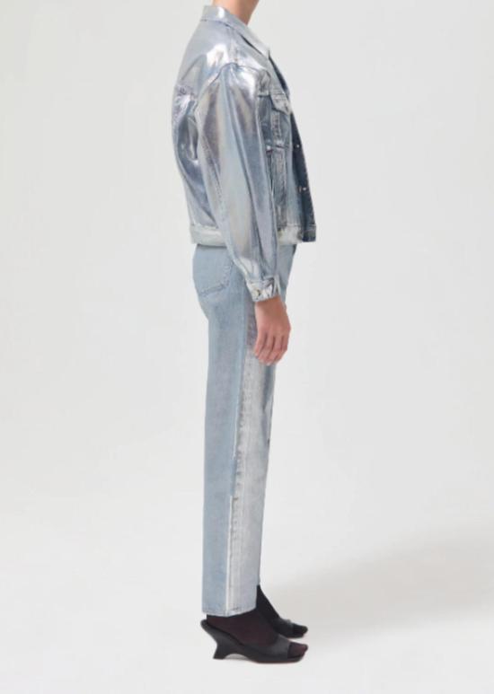  에이골디 데님 자켓 아골드 찰리 재킷 틴 호일 - AGOLDE