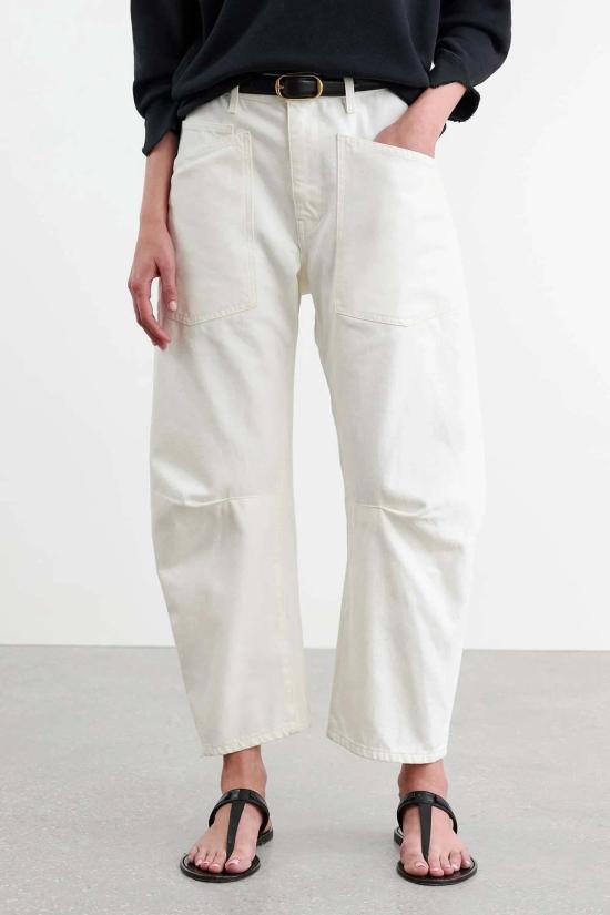  닐리로탄 데님 팬츠 닐리 로탄 숀 진 크림