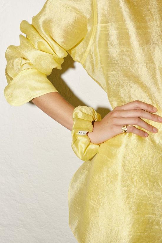  다두라 헤어 액세서리 다투라 듀피온 스크런치 레몬 버터