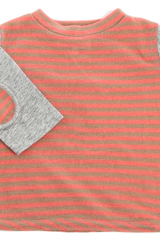  [키즈] 3.1 필립림 풀오버 어린이 3.1 필립 림 3/4 슬리브 스윙 탑 스웨터 베이지/로즈 - 3.1 PHILLIP LIM