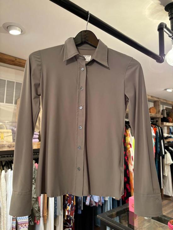  칼리반 셔츠 캘리반 그린 스킨 라이크 셔츠 브라운