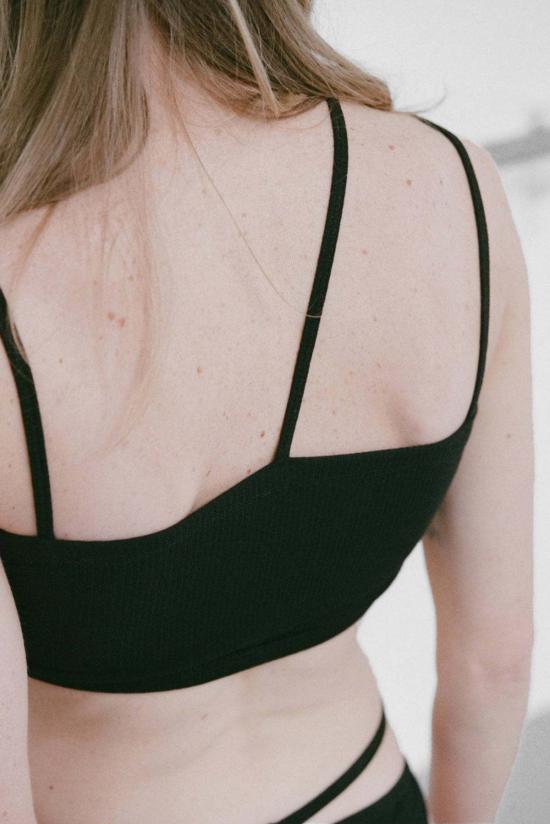  베이스레인지 브라 베이스렌지 니다  블랙 - BASERANGE